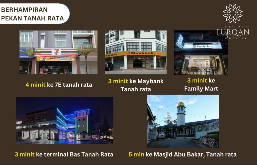 Homestay Cinta Furqan 1 - Apartment Cameron Highland Tanah Rata Dış mekan fotoğraf