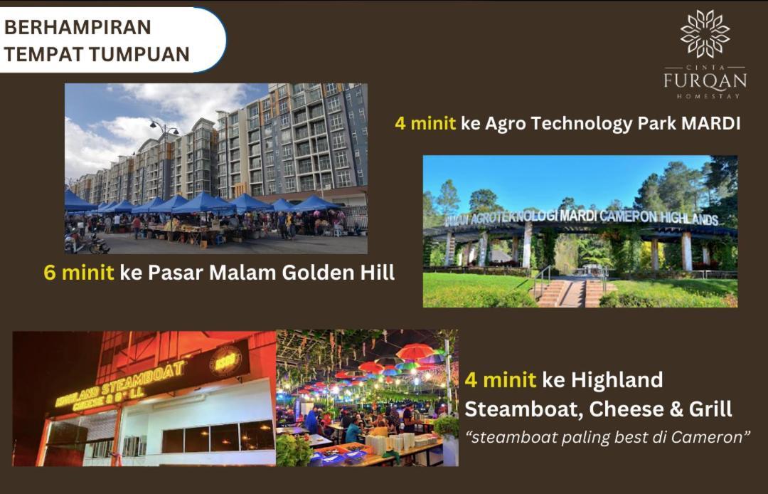 Homestay Cinta Furqan 1 - Apartment Cameron Highland Tanah Rata Dış mekan fotoğraf